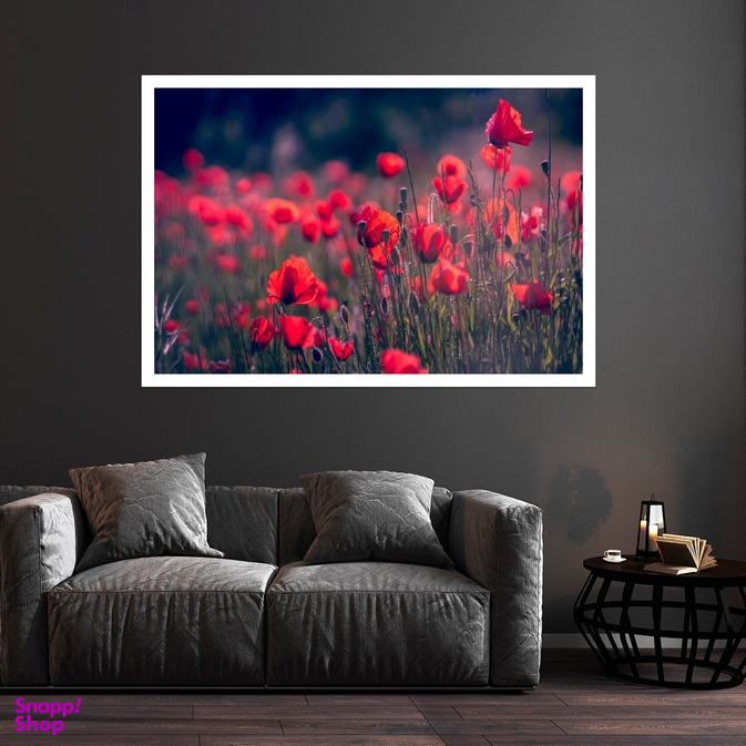 تابلو بکلیت طرح طبیعت و گل مدل قاب شاسی W-s8673