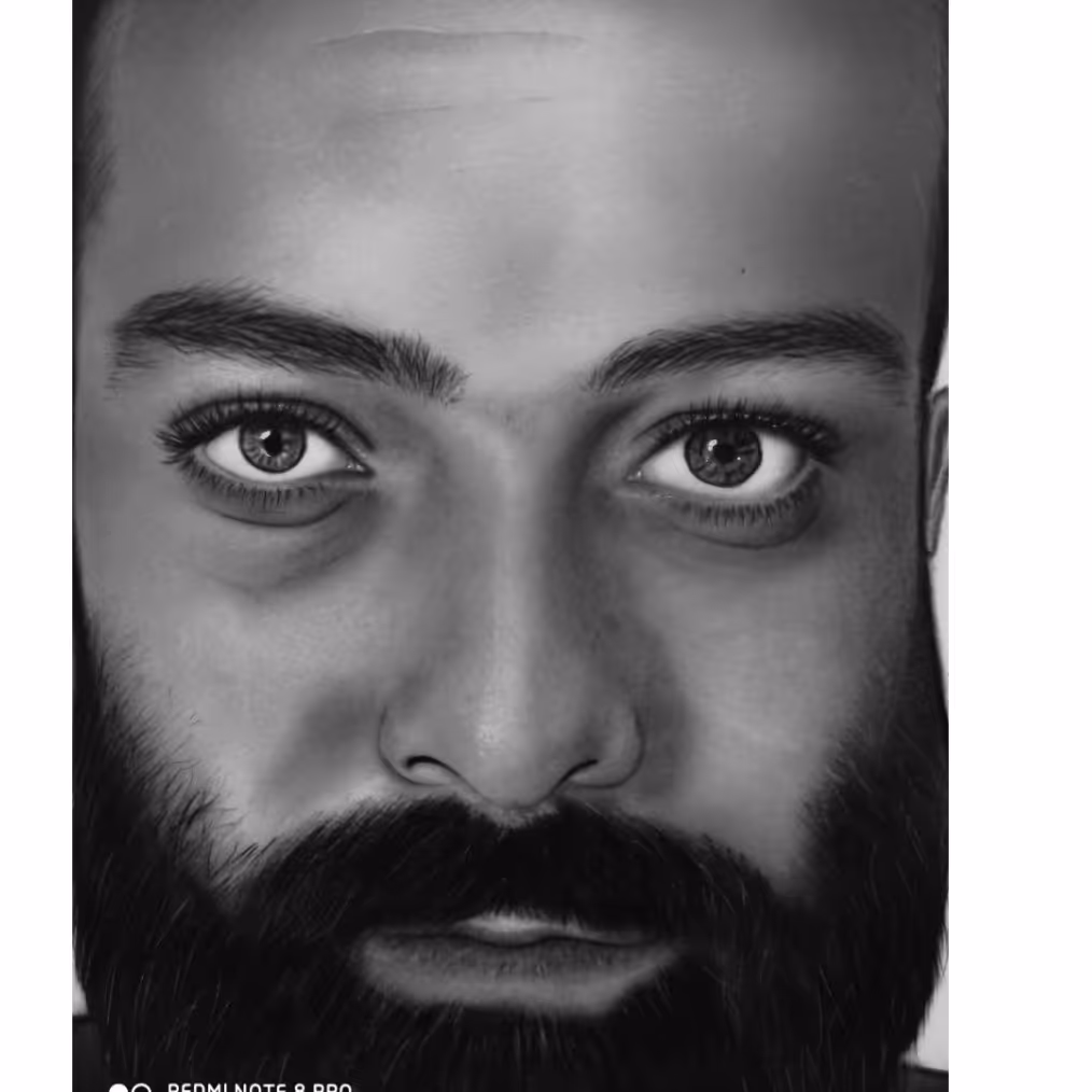 نقاشی چهره 60×40