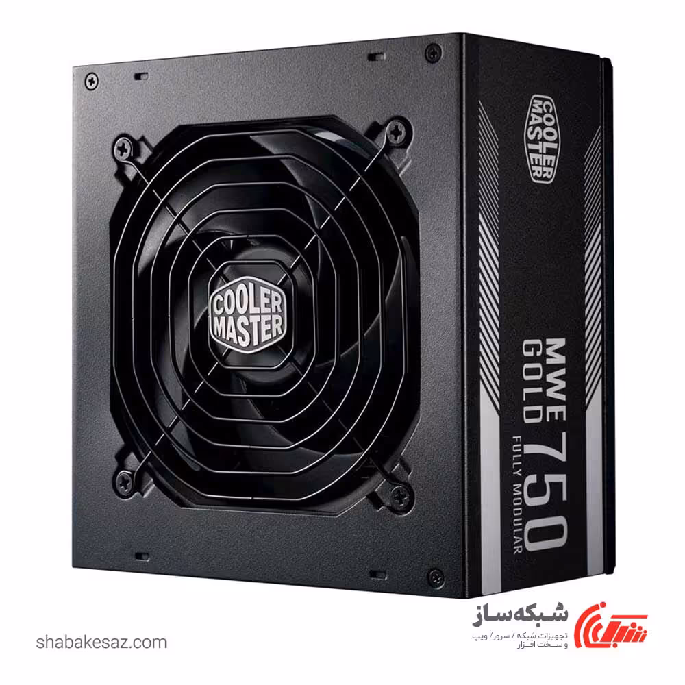 قیمت و خرید منبع تغذیه کامپیوتر کولرمستر Cooler Master MWE Gold 750W - شبکه ساز