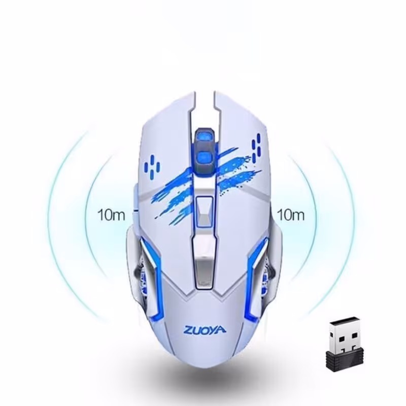 ماوس بی سیم گیمینگ زویا مدل MMR4 سفید