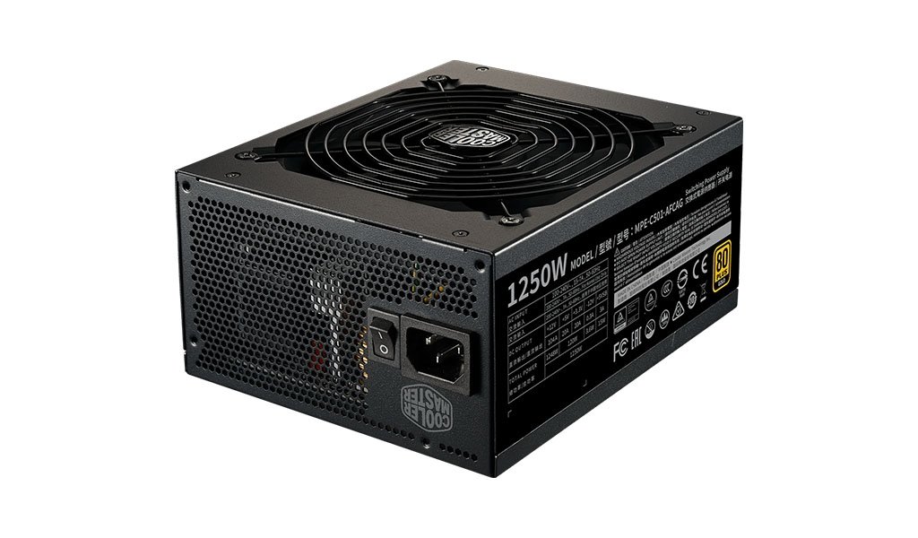 منبع تغذیه کولر مستر مدل Cooler Master MWE GOLD 1250-V2