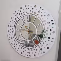 ساعت دیواری آینه ای مدل عروس