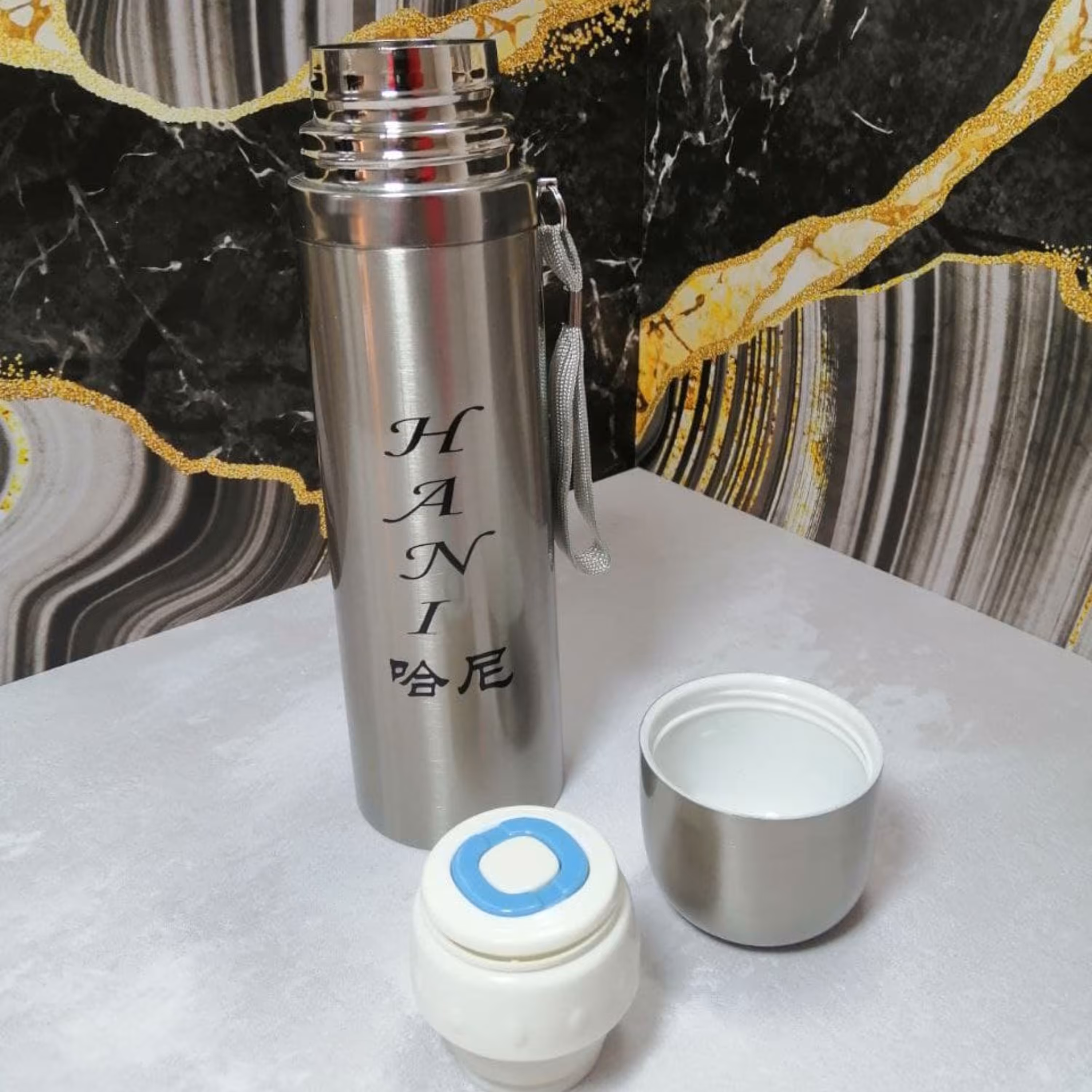 فلاسک نیم لیتری استیل دوجداره فلاکس با کیفیت عالی و جنس خارجی