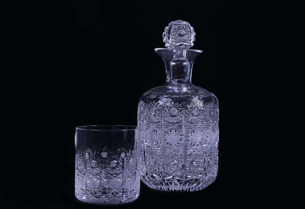 تنگ و لیوان کریستال بوهمیا