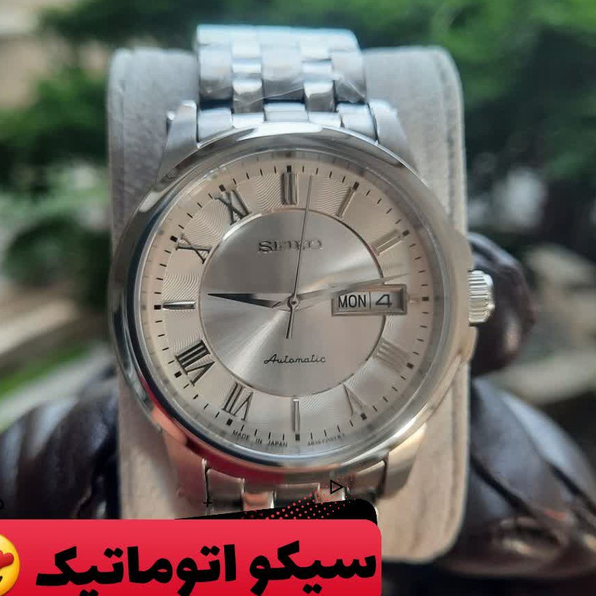 ساعت مچی سیکو بند استیل بدنه استیل