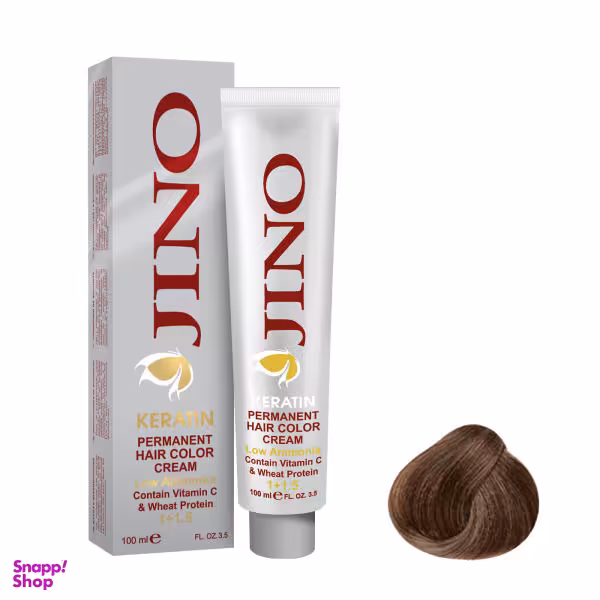 رنگ مو ژینو (Jino) سری Extra Natural شماره 00-7 حجم 100 میلی‌لیتر رنگ بلوند طبیعی متوسط