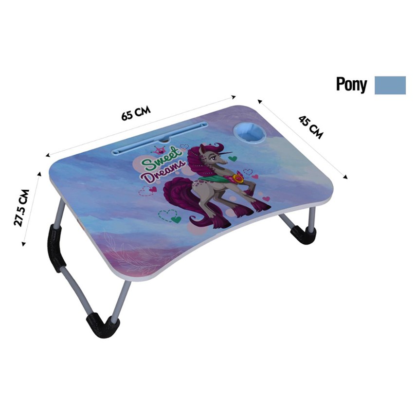 میز تحریر تاشو 4565 فانتزی طرح پونی