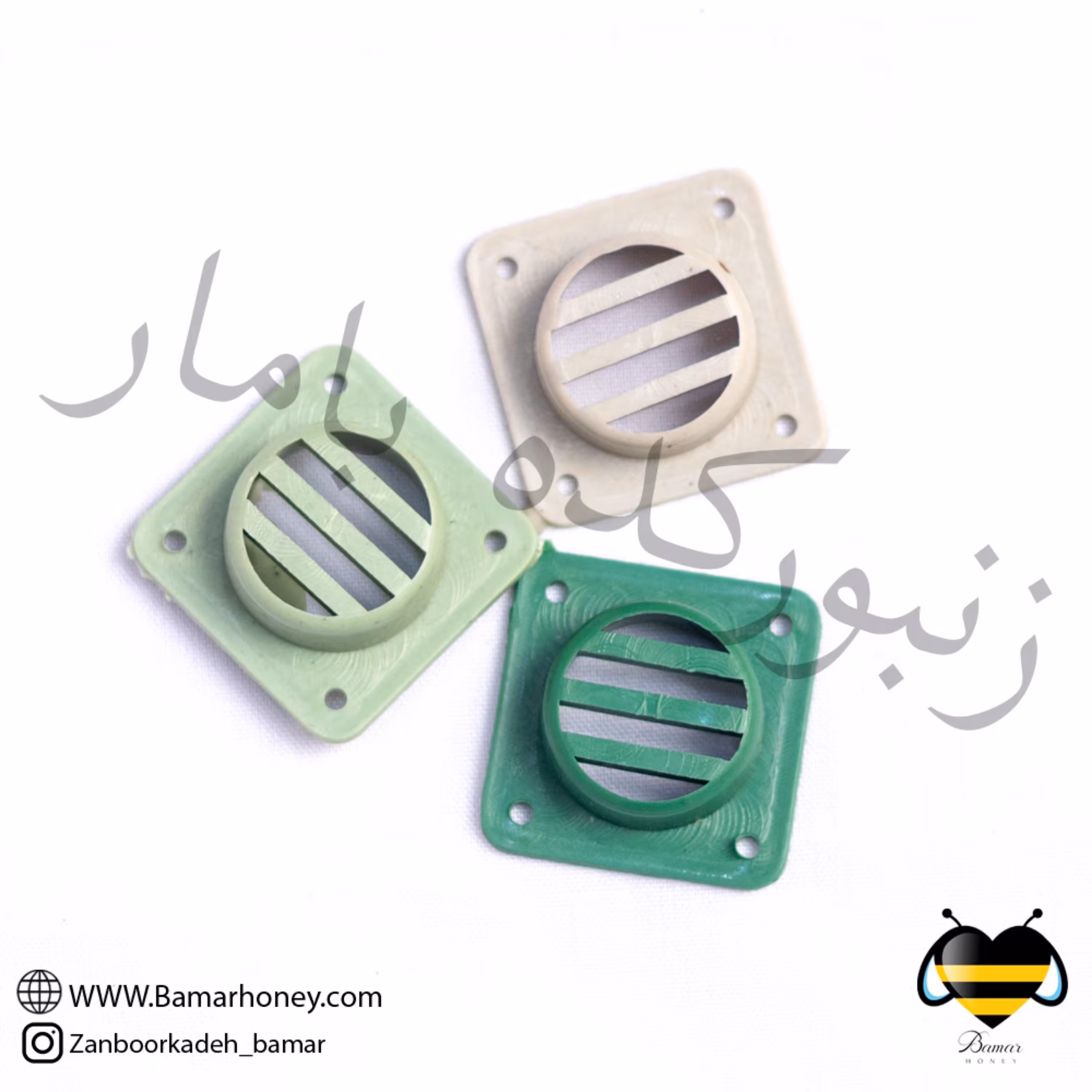 توری هواکش کندو جنس پلاستیکی(10 عددی)