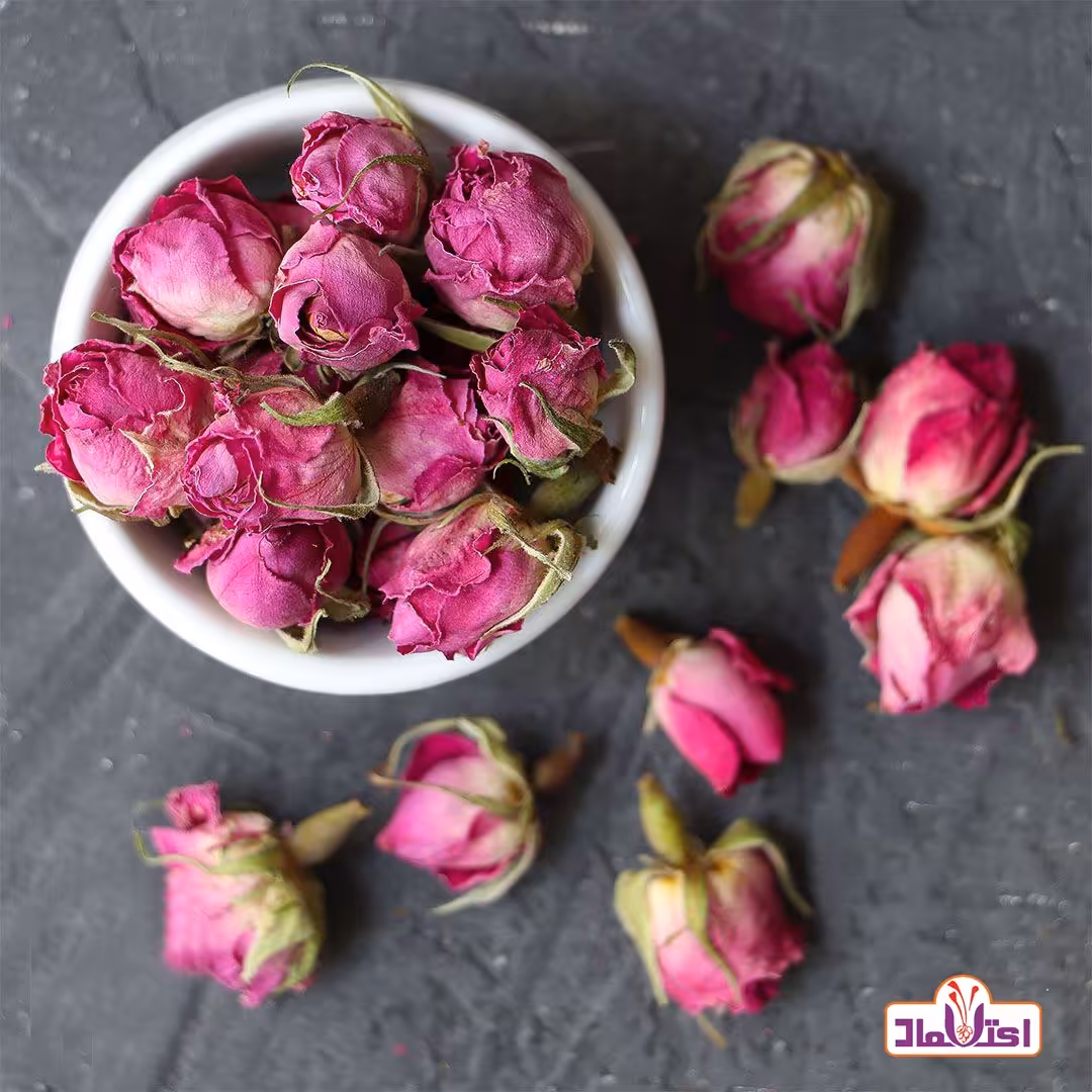 غنچه گل محمدی لوکس امسالی 50 گرمی اعتماد (غنچه گلمحمدی)