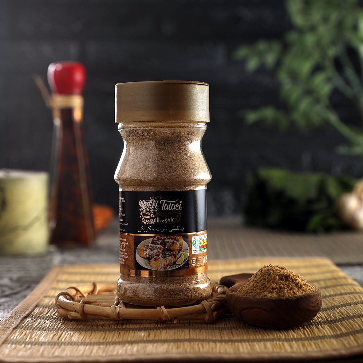 چاشنی ذرت مکزیکی بلفی طلایی ، درجه یک ، بسته بندی 80 گرمی