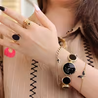 ست ساعت و دستبند کامل بسیار پر فروش و شیک