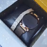 ست ساعت سنگی و دستبند