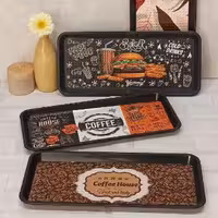 سینی شربت خوری محصول مهروز سینی رولت خوری سایز متوسط در4طرح تهیه شده از موادنو