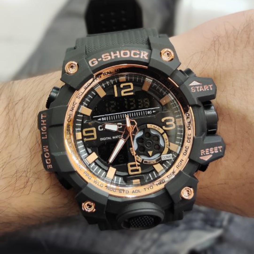 ساعت جی شاک دو زمانه یا کیفیت بالا و تنوع رنگبندی 