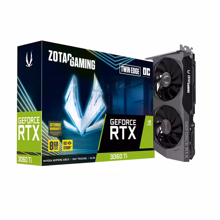کارت گرافیک زوتاک GAMING RTX 3060 Ti Twin Edge OC 8GB