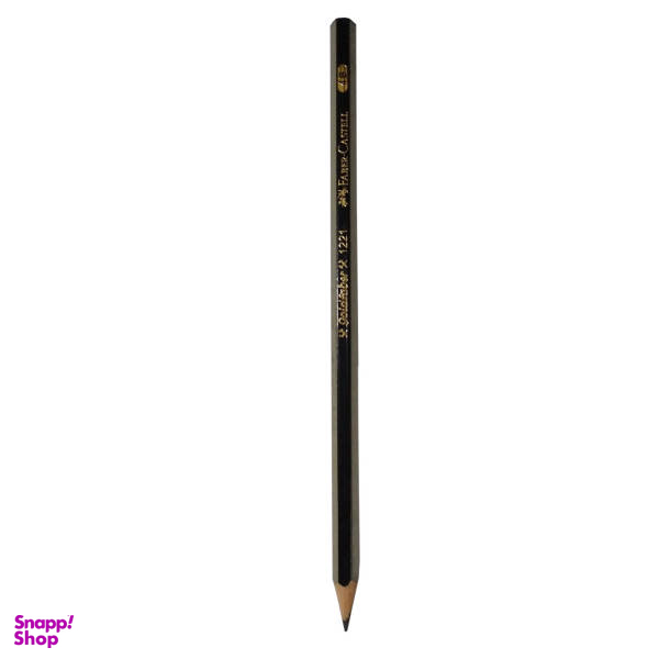 مداد طراحی فابر کاستل (faber-castell) با درجه سختی نوک 4B رنگ مشکی