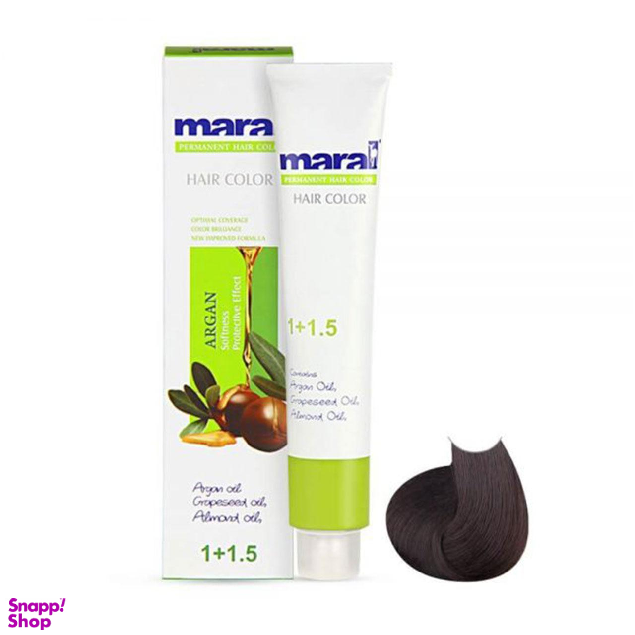 رنگ مو مارال (Maral) شماره 20 حجم 100 میلی لیتر رنگ مشکی قهوه ای
