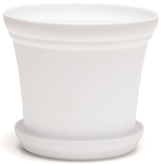 گلدان پلاستیکی گل آذین قطر 21 سانتیمتر کد 122،در4 رنگ