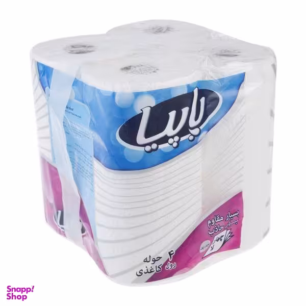 دستمال توالت پاپیا بسته 4 عددی