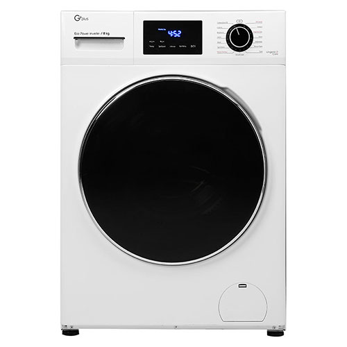 ماشین لباسشویی جی پلاس مدل J8470W ظرفیت 8 کیلوگرم