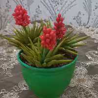 گل ها و درختچه ها با خمیرچینی در رنگ و ابعاد و طرح های مختلف