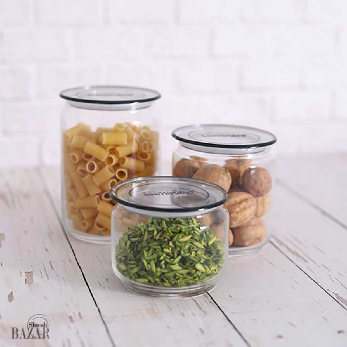 بانکه سه سایز لومینارک فرانسه با درپوش رنگی