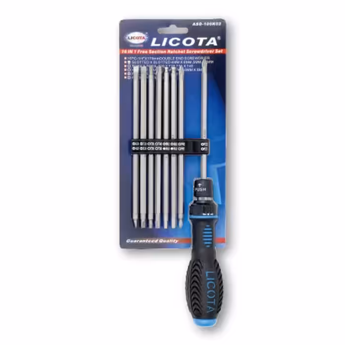 ست 16 عددی پیچگوشتی لیکوتا با سری قابل تعویض