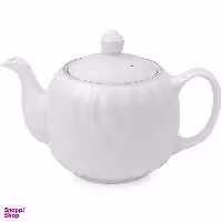 قوری پیچدار چینی زرین مدل سمن کد 001