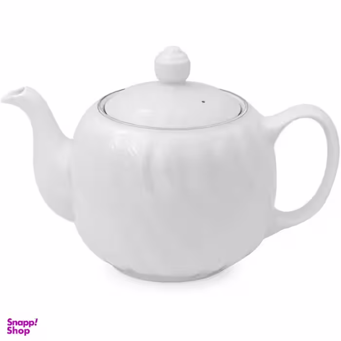 قوری پیچدار چینی زرین مدل سمن کد 001