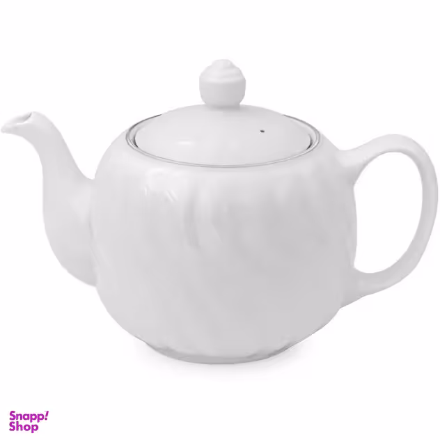 قوری پیچدار چینی زرین مدل سمن کد 001