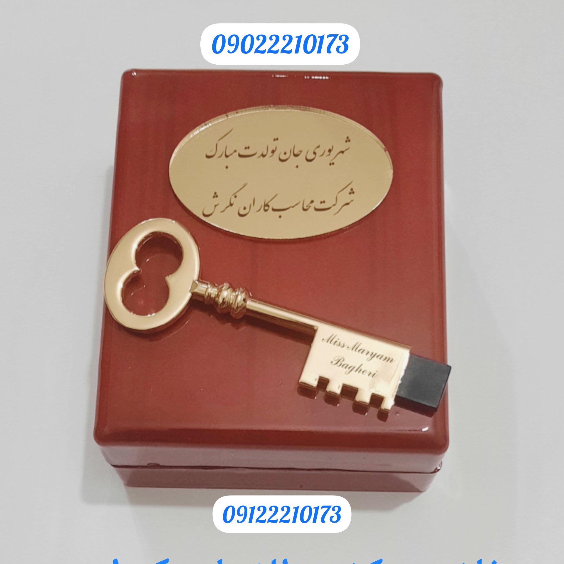 فلش مموری روکش طلا طرح کلید