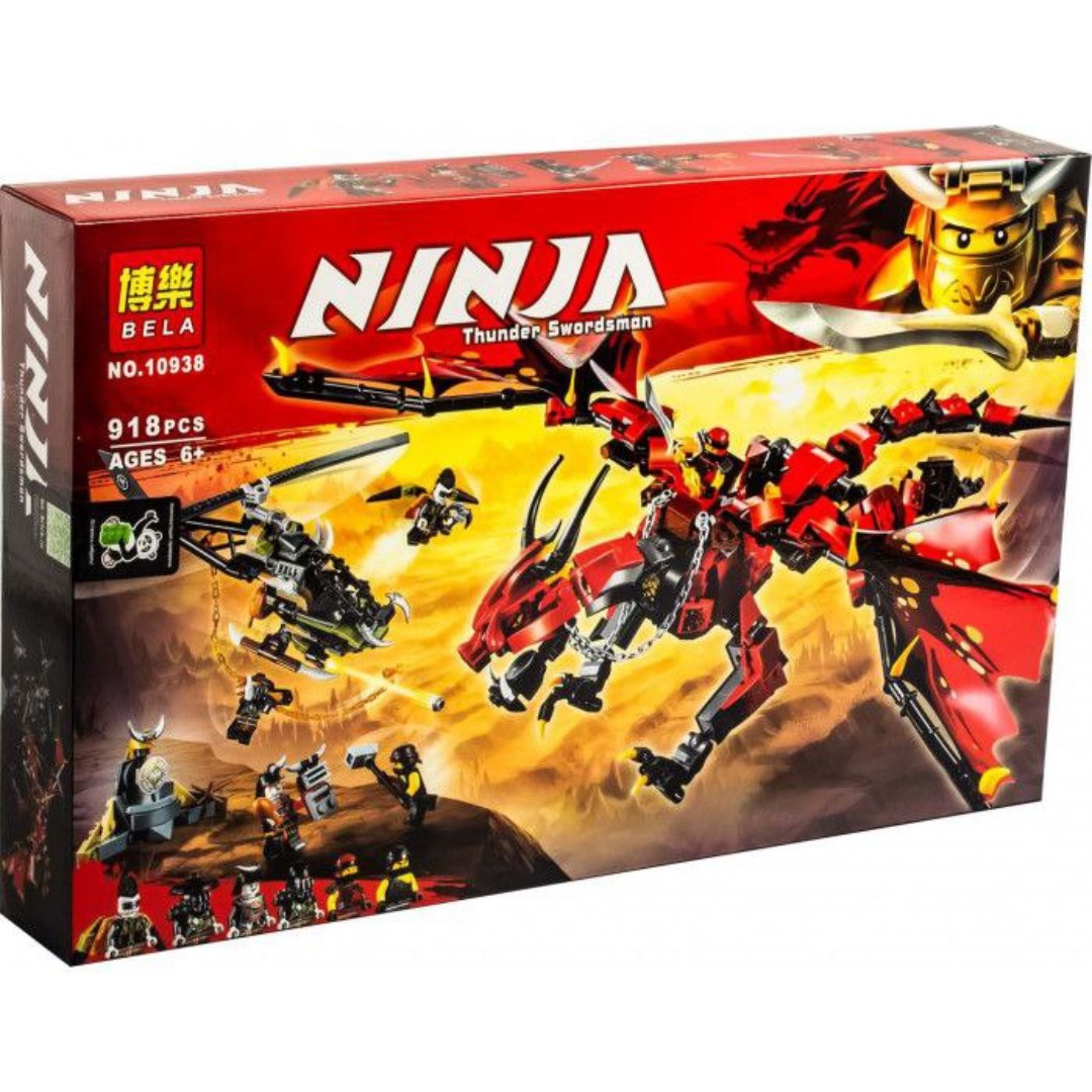 لگو ست اژدها  نینجاگو با شش مینی فیگور