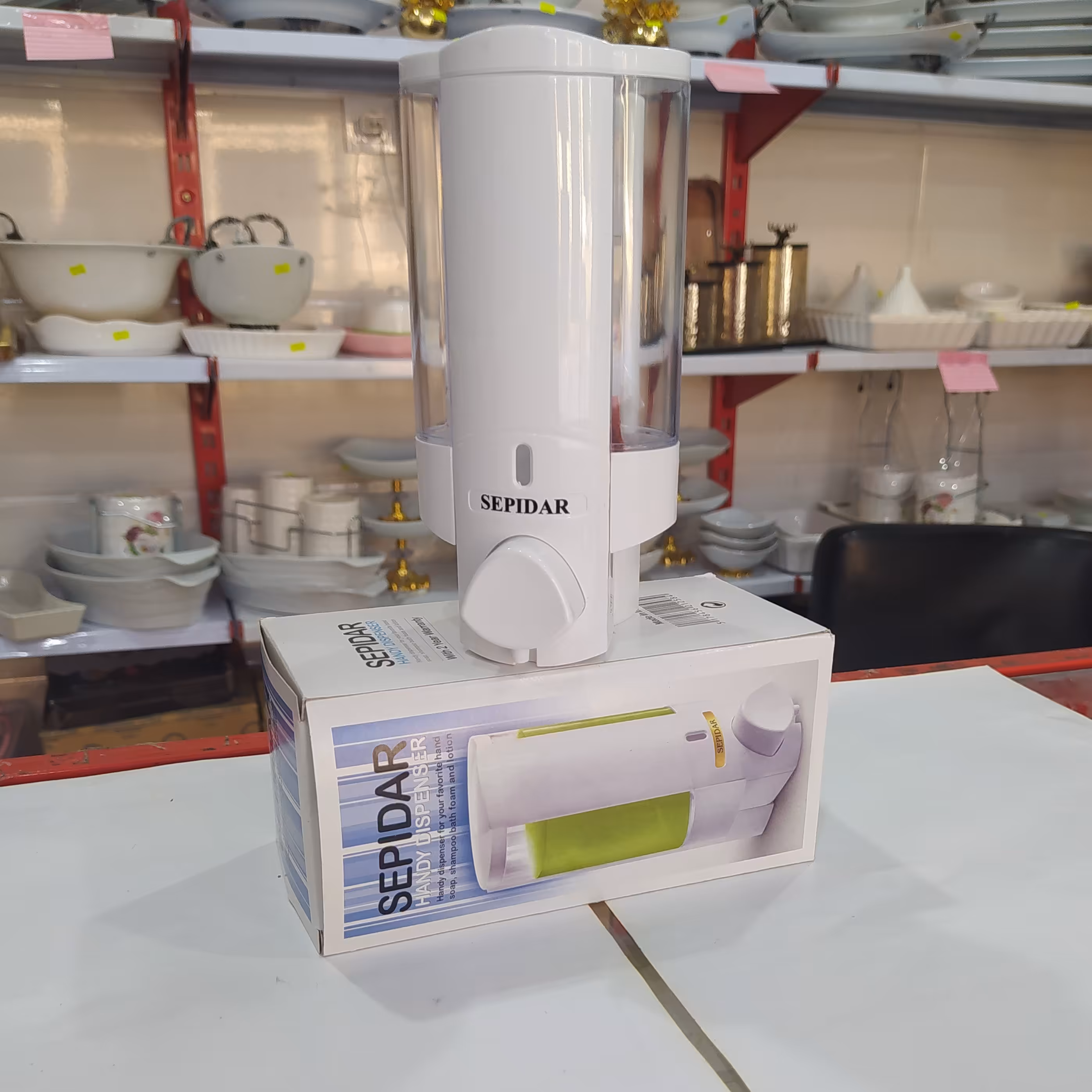 جا صابون مایع دیواری 