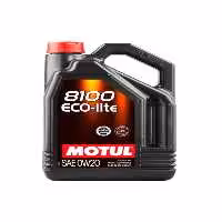 روغن و مکمل موتور 8100 ECO LITE 0W 20 5 لیتری مورخ 2022 هدیه صابون شیشه ای Motul