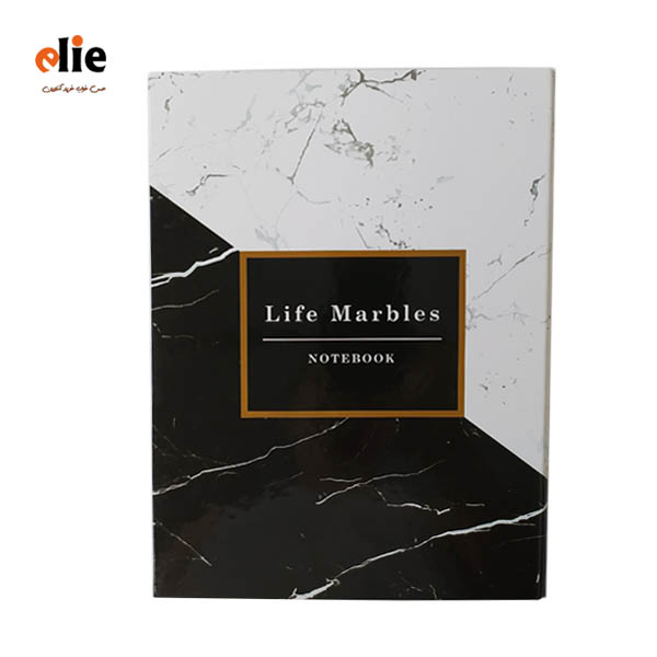 دفتر کلاسور جلد سخت 160 برگ پاپکو طرح Life Marbles