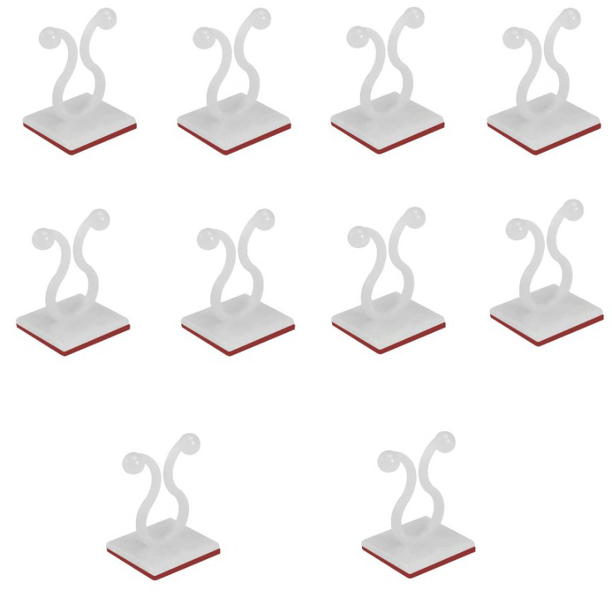 گیره پتوس پک ده عددی رنگ سفید