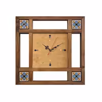 ساعت دیواری چوبی ساعت دیواری سنتی ساعت دیواری کلاسیک ساعت دیواری مربعی ساعت دیواری هنری 
