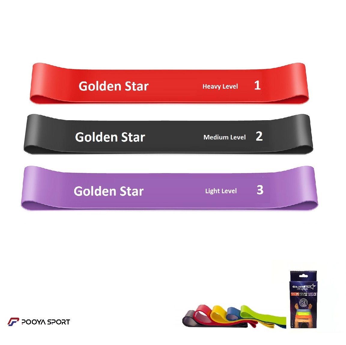 کش مینی لوپ 3 عددی Golden Star