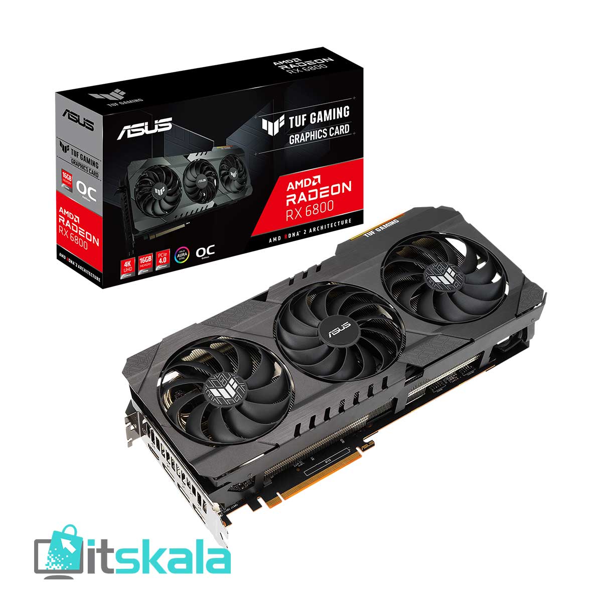 قیمت و خرید کارت گرافیک ایسوس مدل RX6800 OC TUF 16GB DDR6 | ITSKALA