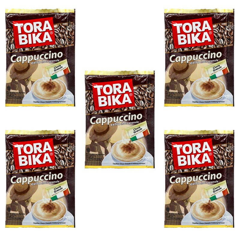 کاپوچینو ترابیکا اورجینال torabika بسته 5 عددی 25 گرمی