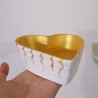 ظروف قلبی سفالی قابل شست و شو فق دونه ای 35 هزار تومان