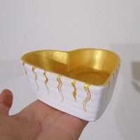 ظروف قلبی سفالی قابل شست و شو فق دونه ای 35 هزار تومان