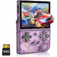 خرید کنسول دستی ANBERNIC RG35XX Purple Crystal با بهترین قیمت