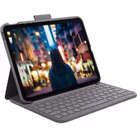 قاب  و کیبورد بلوتوث Logitech Slim Folio برای iPad