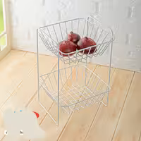 جاپیازی جاسیبزمینی دو طبقه ساده سفید کم جا مدل اطلس غرفه نارنجی 