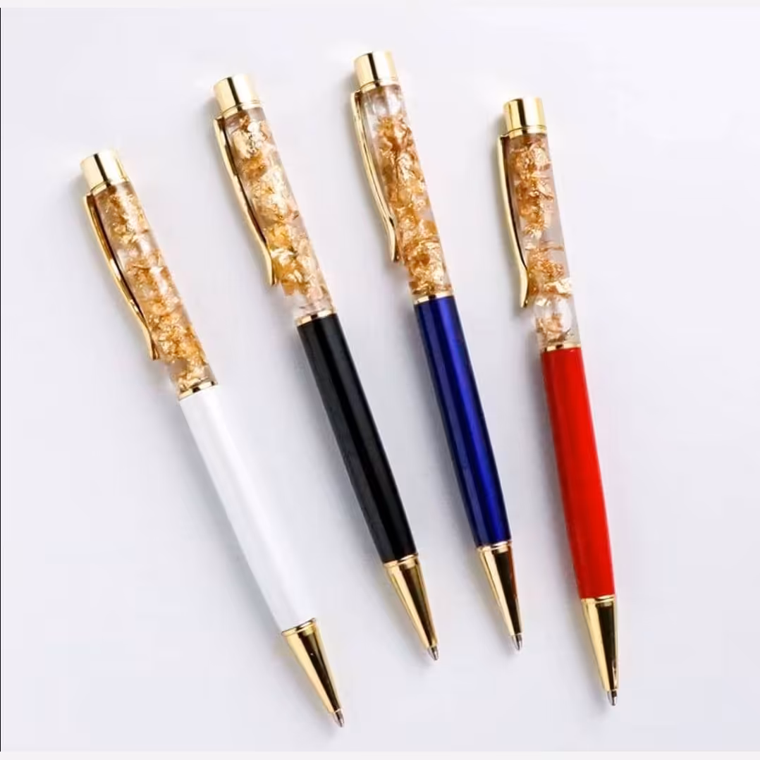 خودکار روکش طلا با شناسنامه اصالت کالا و جعبه 