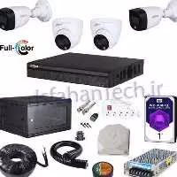 پکیج دوربین مداربسته داهوا 4دوربین تمام رنگی -441