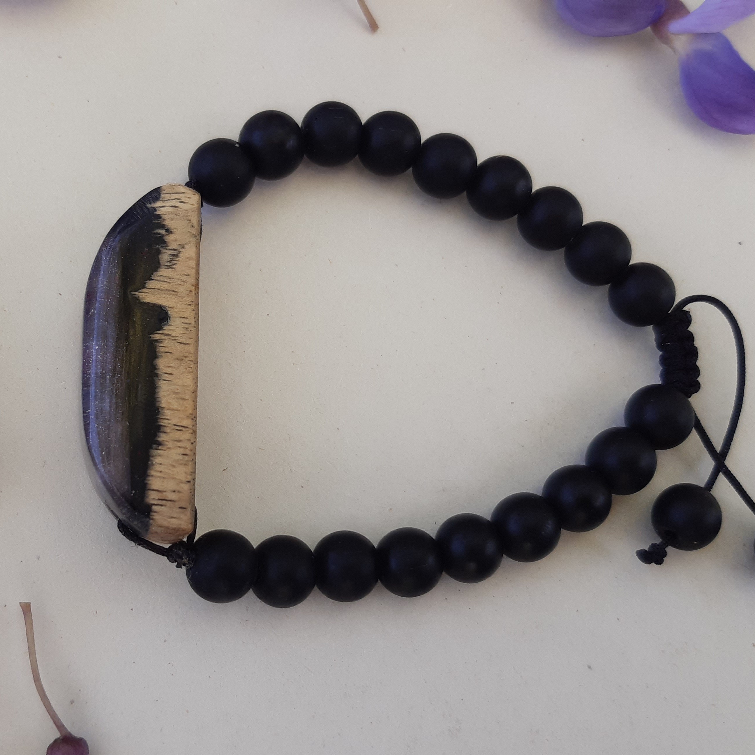 دستبند طرح کهکشان کیفیت عالی ساخته شده از بهترین رزین اپوکسی داخل بازار 