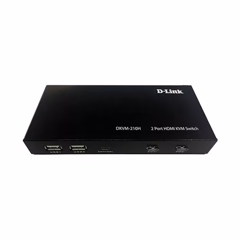 سوئیچ 2 پورت KVM دی لینک DKVM-210H
