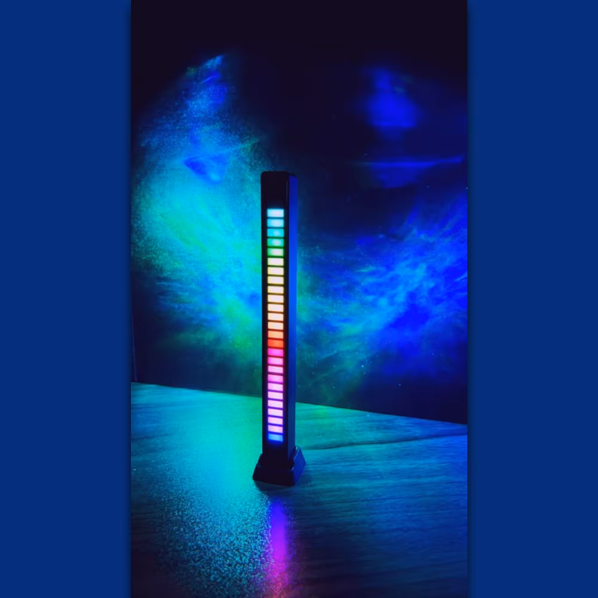 چراغ لایت رقص نور اکولایزر شارژی RGB